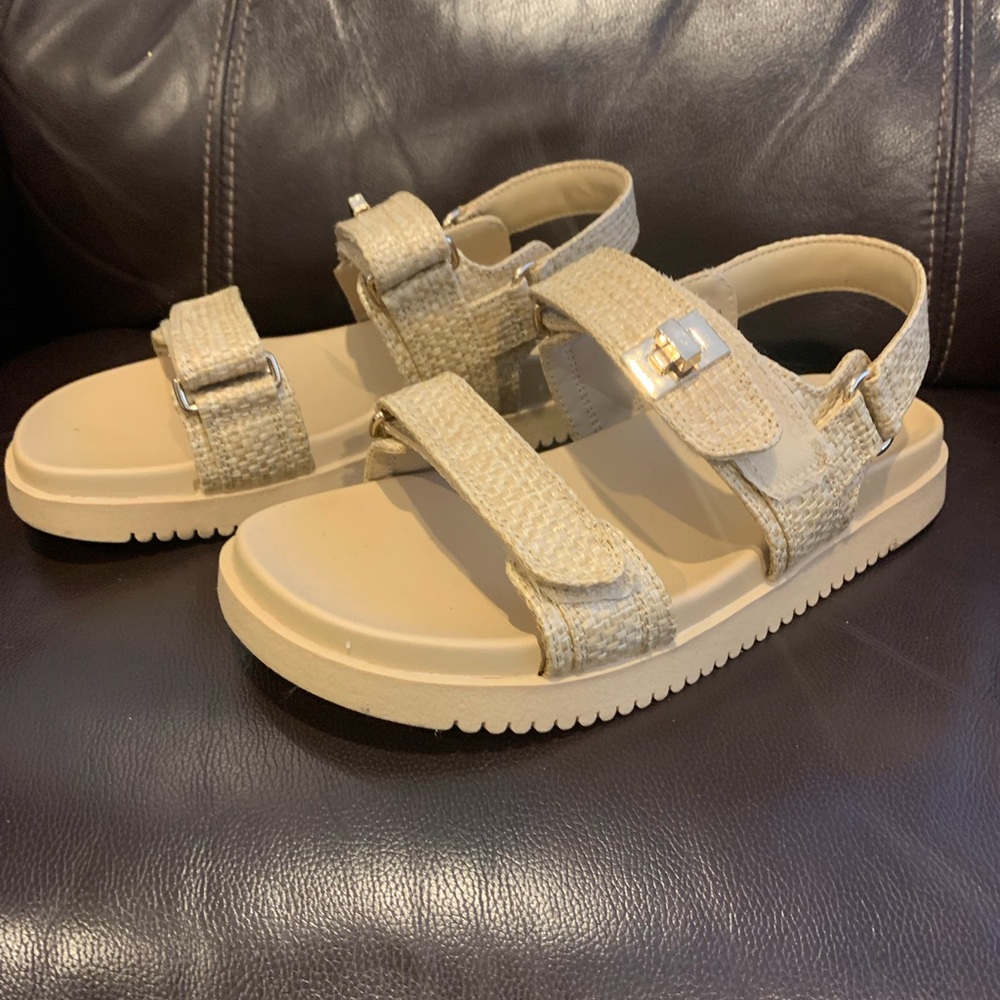 A new day straw dad sandals
